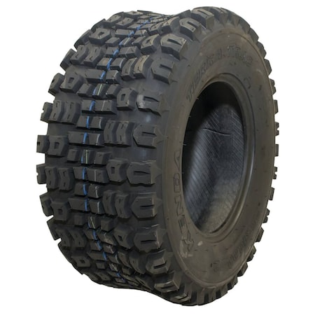 Stens 25x10.00-12 Lawn Mower Tire, 4 Ply, Terra Trac, 24 psi 160-240